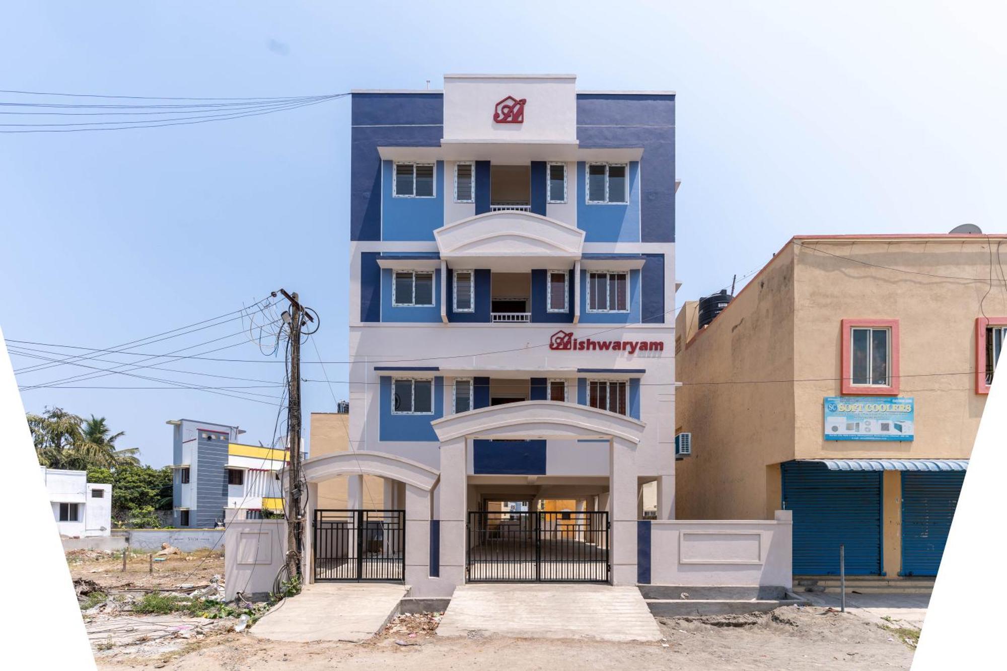 Aishwaryam Service Apartment Chennai Dış mekan fotoğraf